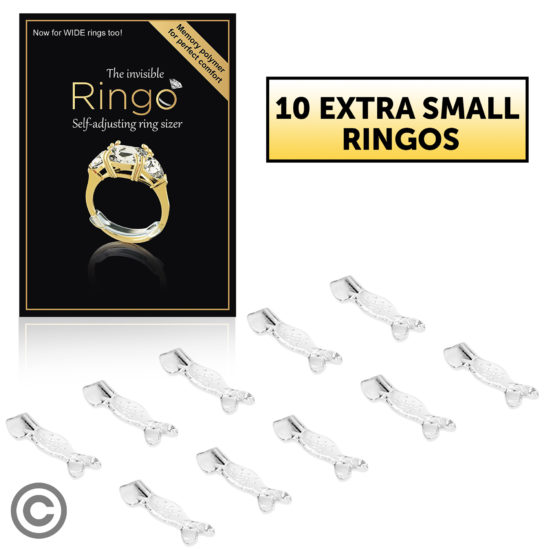  Chrome Cherry Ringo Invisible Ring Size Adjuster for